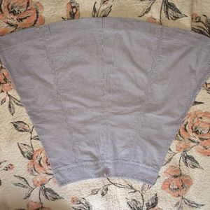 Talbots Size 8 Seersucker Skirt
